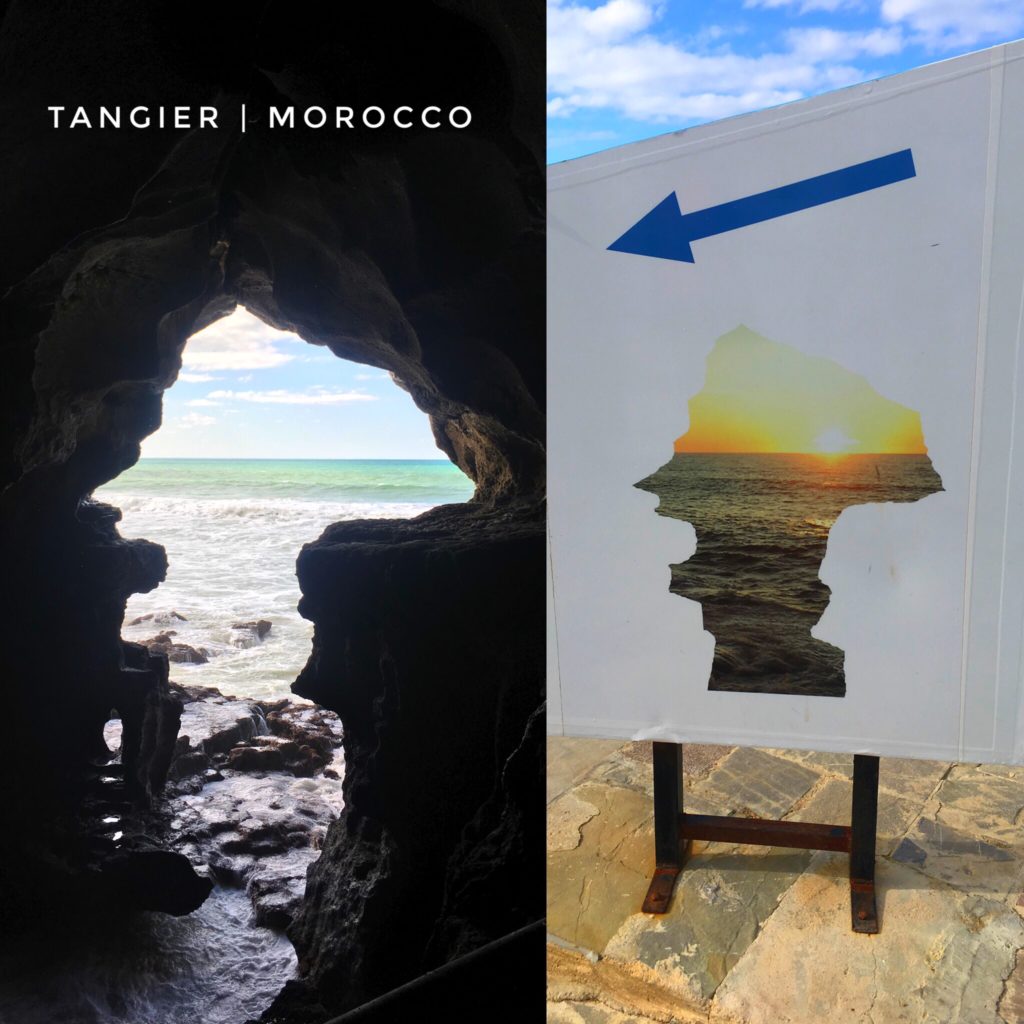 The cave of Hercules in Tangier is a beautiful site to see