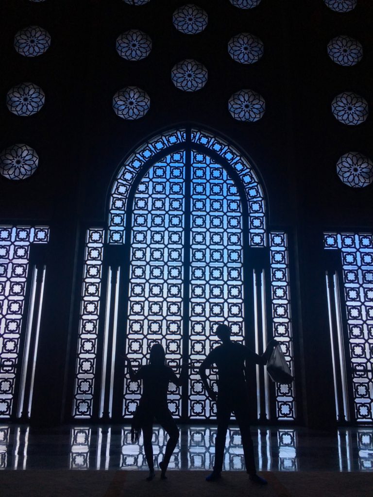 You have to visit the Hassan II Mosque in Casablanca!