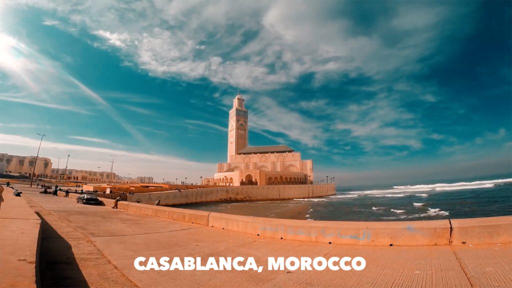 Whether you walk along the pier or take a tour inside, the Hassan II Mosque in Casablanca is a must-see