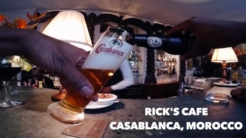 You have to see Rick's Cafe in Casablanca! Although the movie was never filmed in Morocco, this classy joint is worth a visit