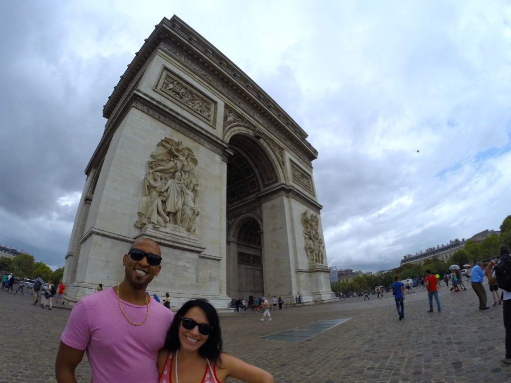 The Arc de Triomphe is an iconic monument in Paris. Pay respects at the Tomb of the Unknown Soldier, then climb to the top for a view of the city