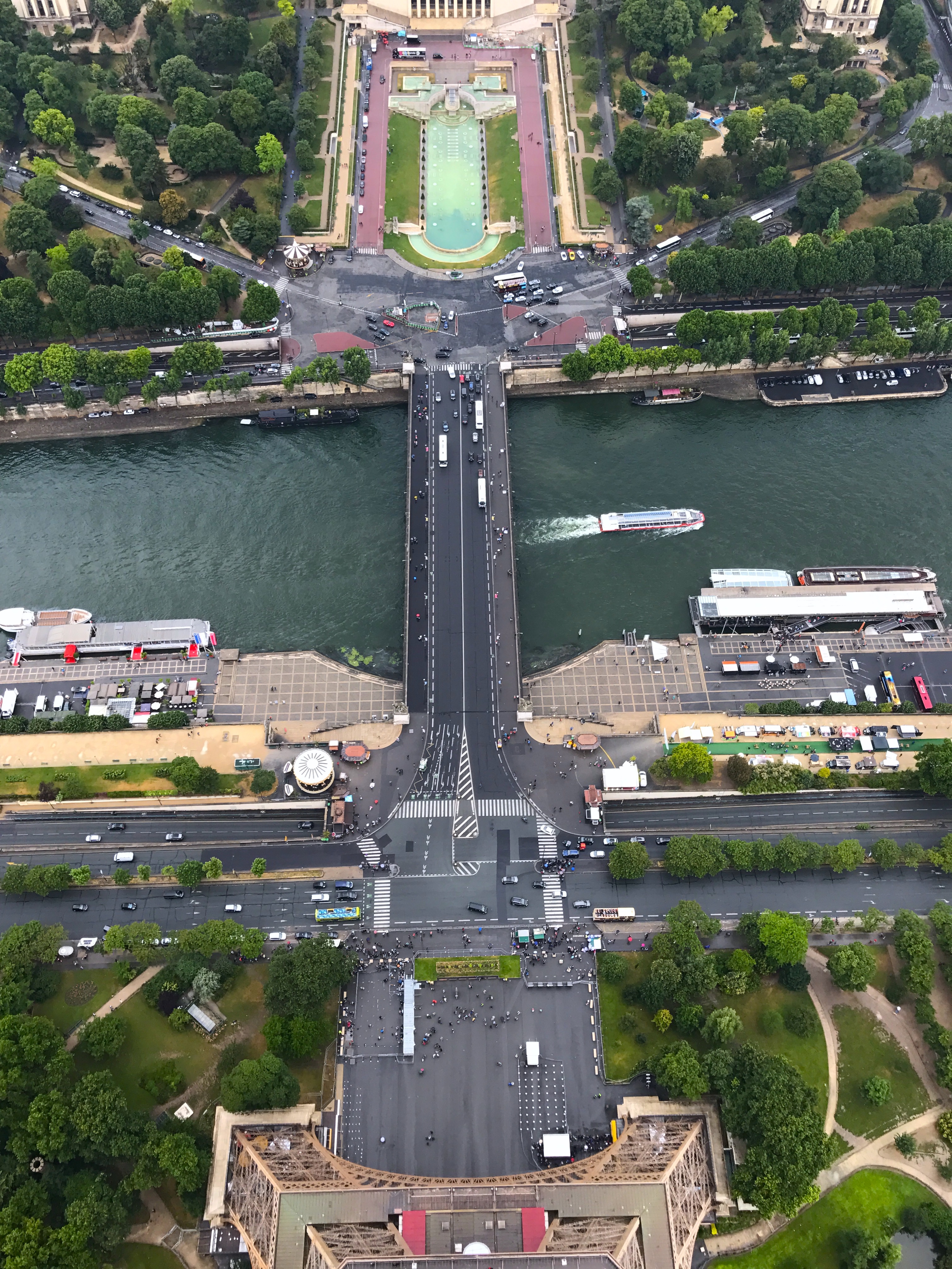 Waiting in line for the Eiffel Tower is worth the view!