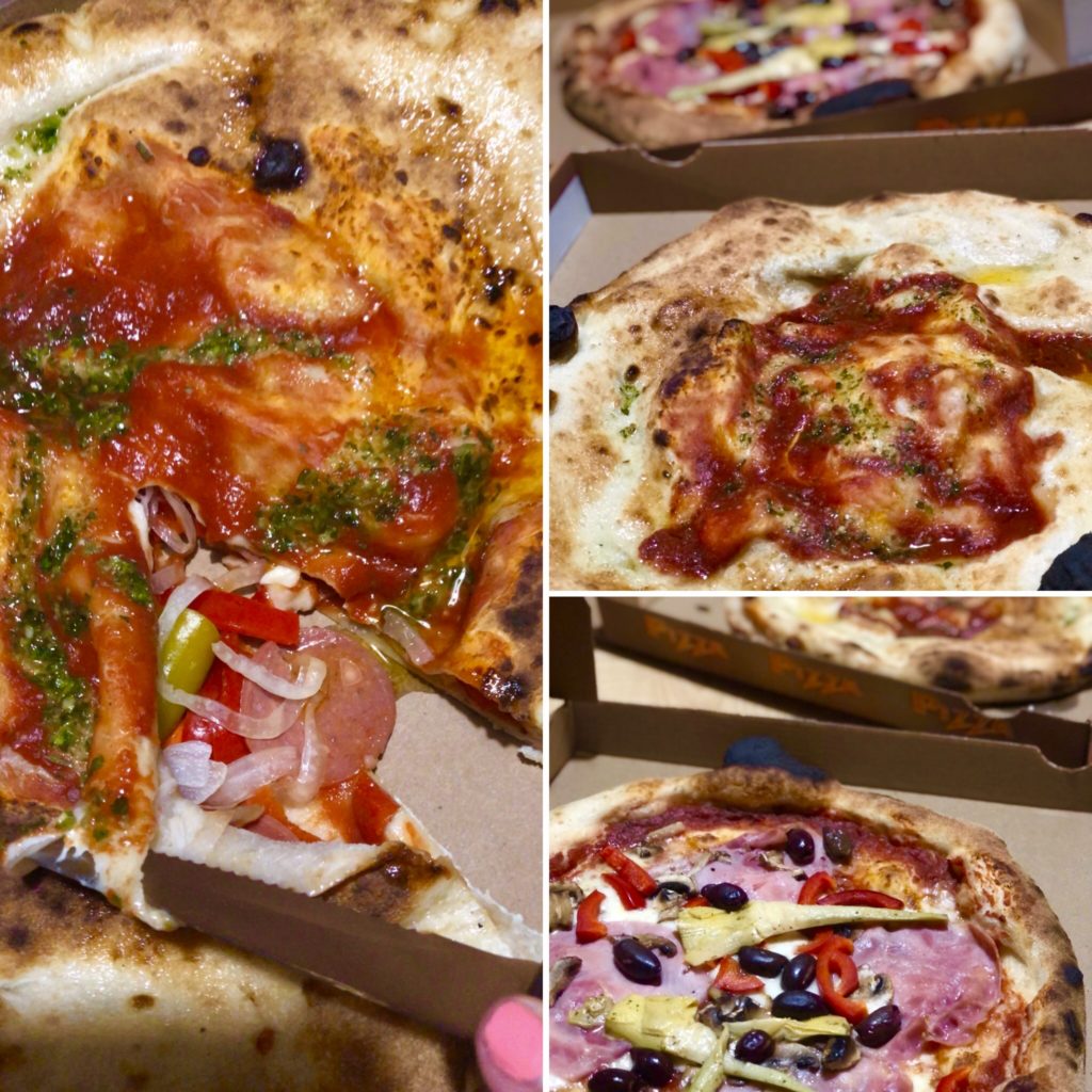 Vulcano Pizza and Cappricciosa Pizza from Pomodorino Weiden